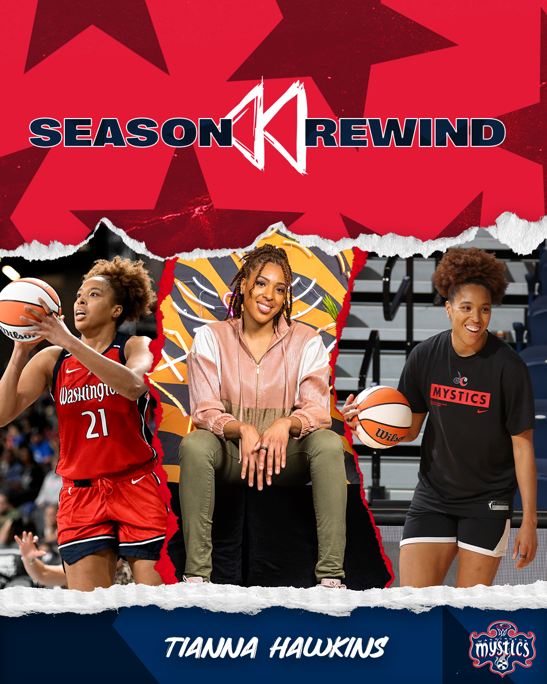 Mystics Season Rewind: Tianna Hawkins